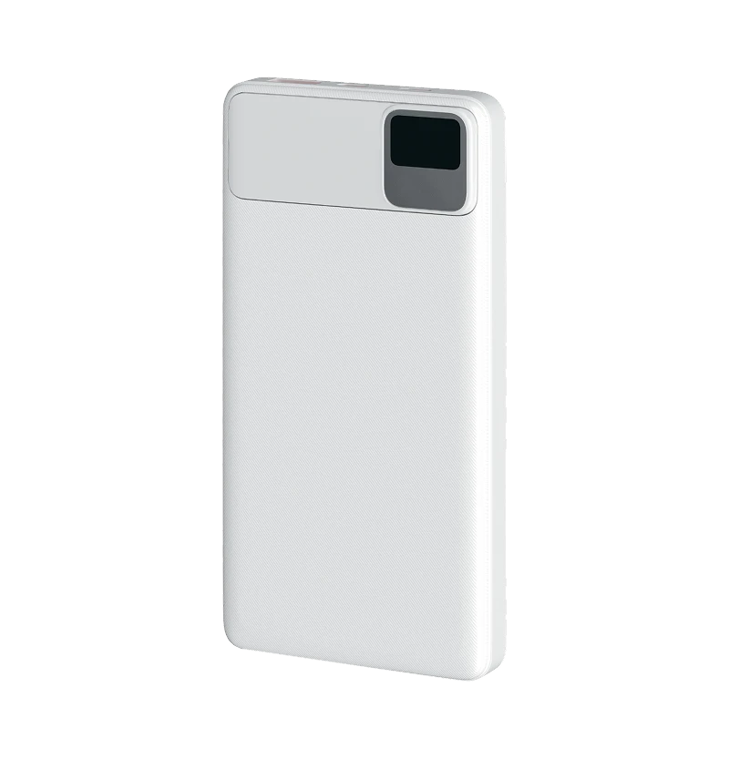 Внешний аккумулятор Red Line RP-86,10000 mAh, PD+QC, с дисплеем, белый