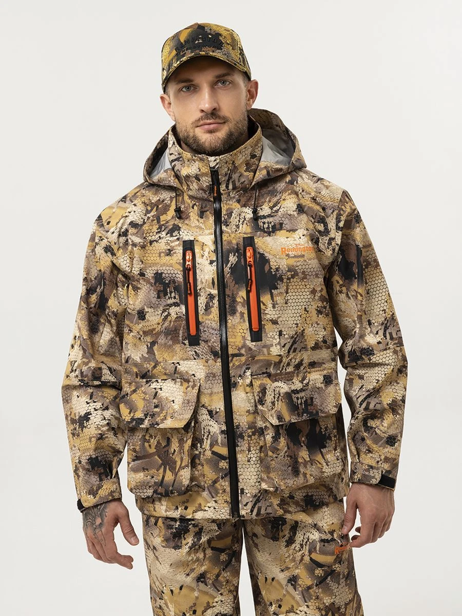 Куртка Remington Rainstorm Yellow Waterfowl с мембраной Climatic Extreme Remington Rainstorm Yellow Waterfowl Honeycombs