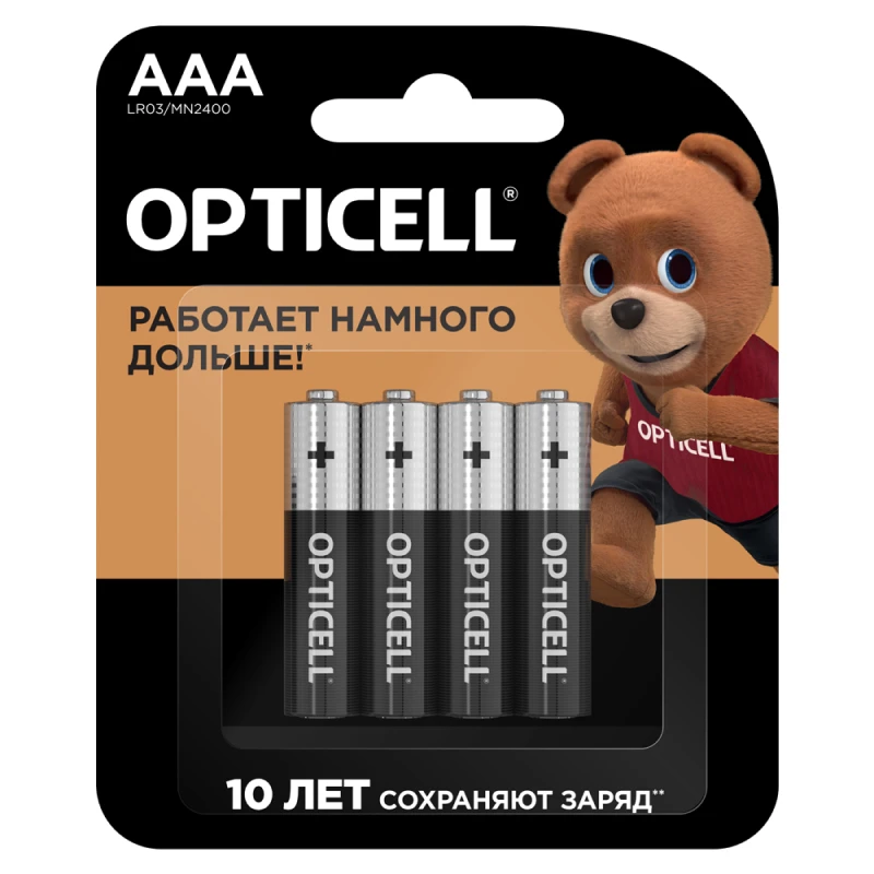 Батарейки Opticell Батарейки AAA 4шт