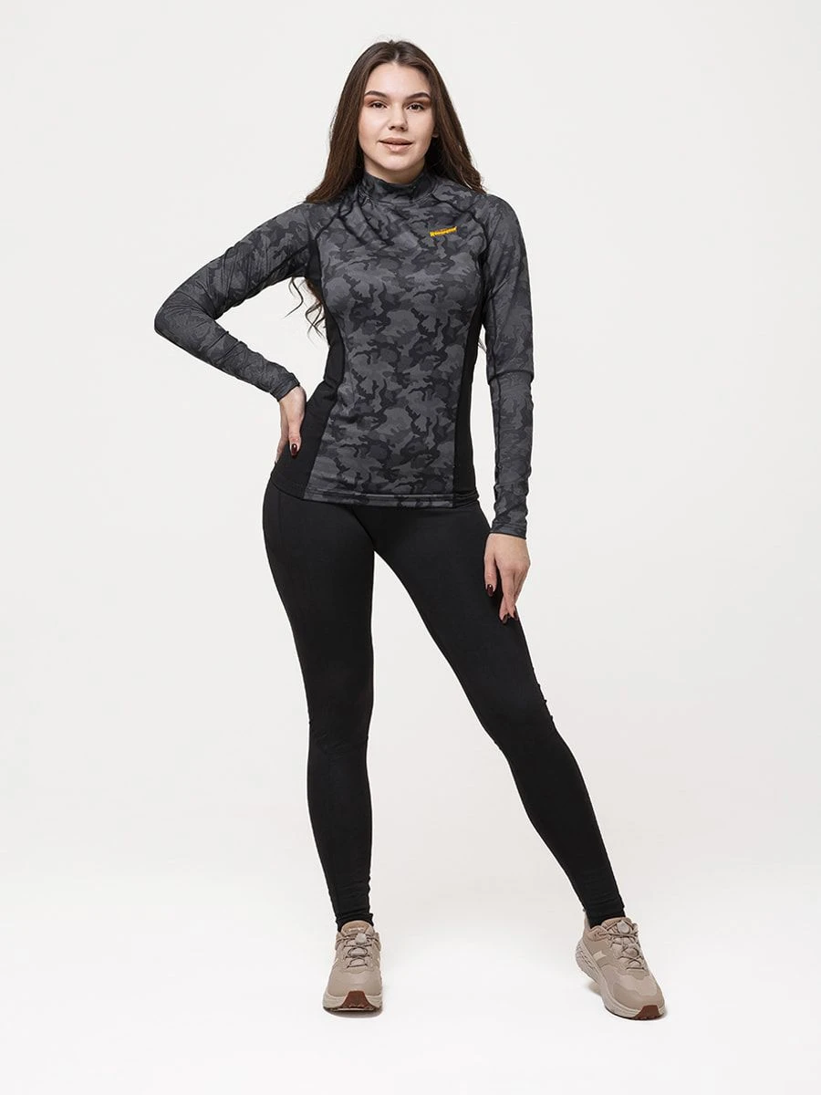 Термобелье Remington Intensive Camo Woman черное — до -35°C, отвод влаги