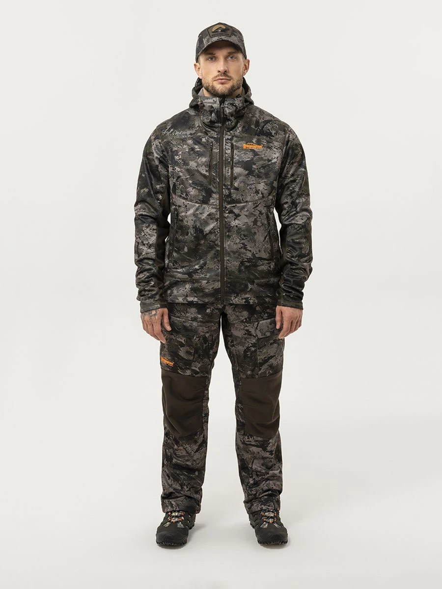 Костюм Remington Stalker Renewed Black Camo с мембраной Climatic Pro