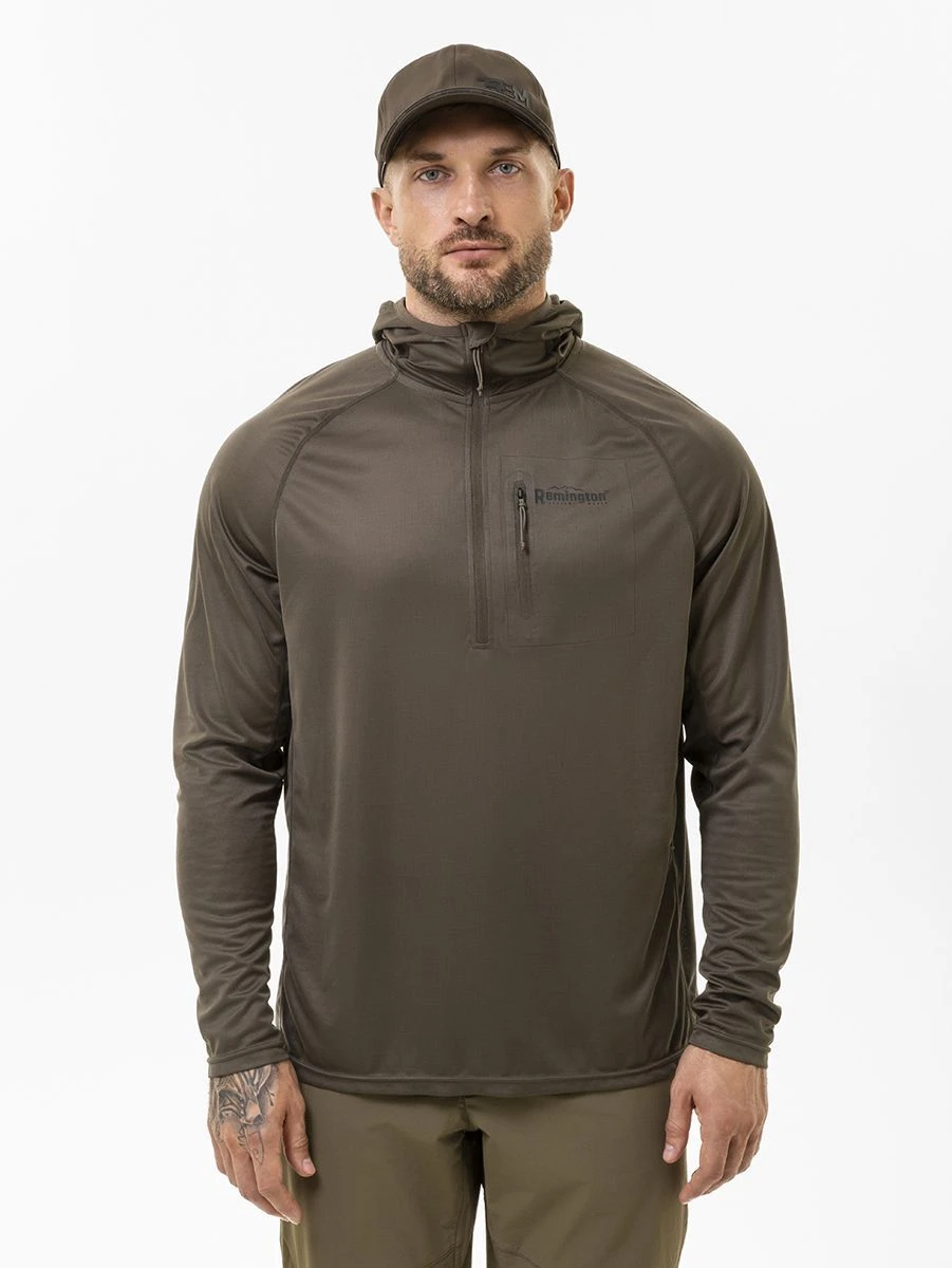 Лонгслив Remington Foliage Anti-mosquito Olive — защита от насекомых и солнца