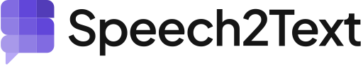 Логотип Speech2Text